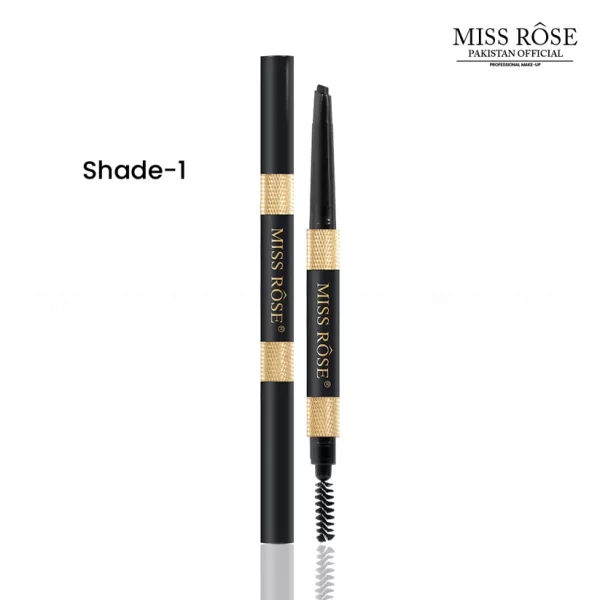 Miss Rose Fashion 2 in 1 Eyebrows Pen with spoolie - Image 3